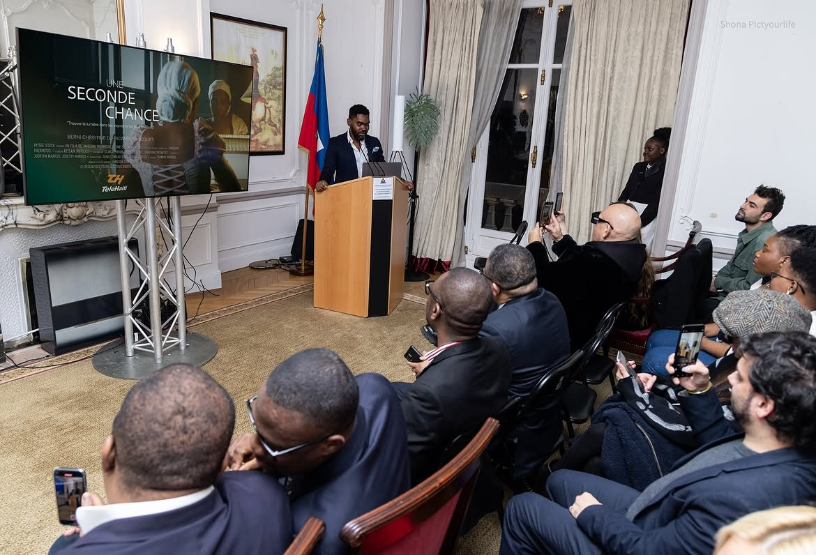 Une Seconde Chance Premieres at the Haitian Embassy in France